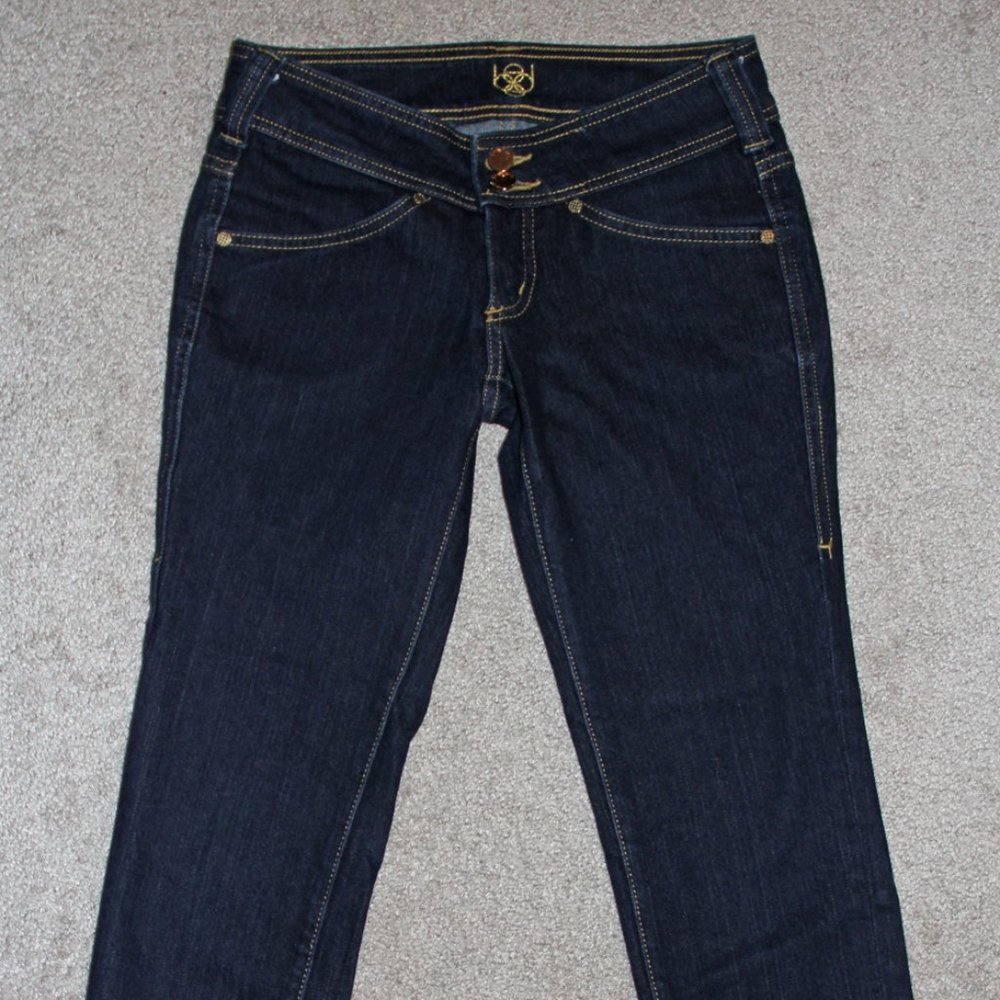 bebe Denim Slim Crop Ankle Jeans